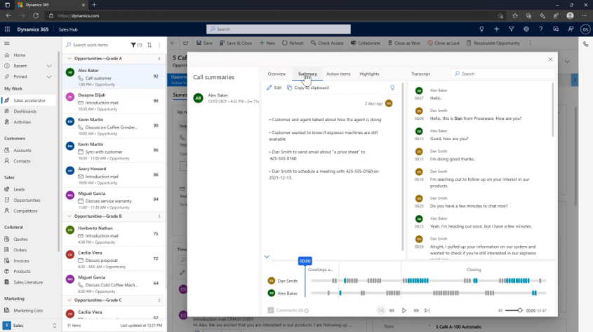 Microsoft Dynamics Marketing for Sales Microsoft Dynamics Marketing for Sales